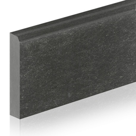Plinthes en céramique | 8x44 cm | Belgium Stone Black