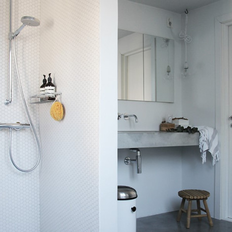 Mosaïque sur filet | 26x30 cm | Notting Hill White Matt