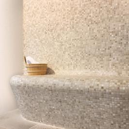 Mosaïque sur filet | 30.5x30.5 cm | Flanders Travertin Light Mosaïque sur filet | 30.5x30.5 cm | Flanders Travertin Light