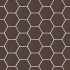 Carrelage en céramique sol et mur | 10.1x11.6 cm | Kromatika Brown Hexagon