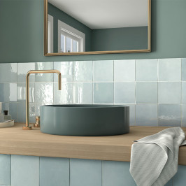 Carreaux muraux en céramique | 13.2x13.2 cm | Artisan Aqua Glossy Carreaux muraux en céramique | 13.2x13.2 cm | Artisan Aqua Glossy